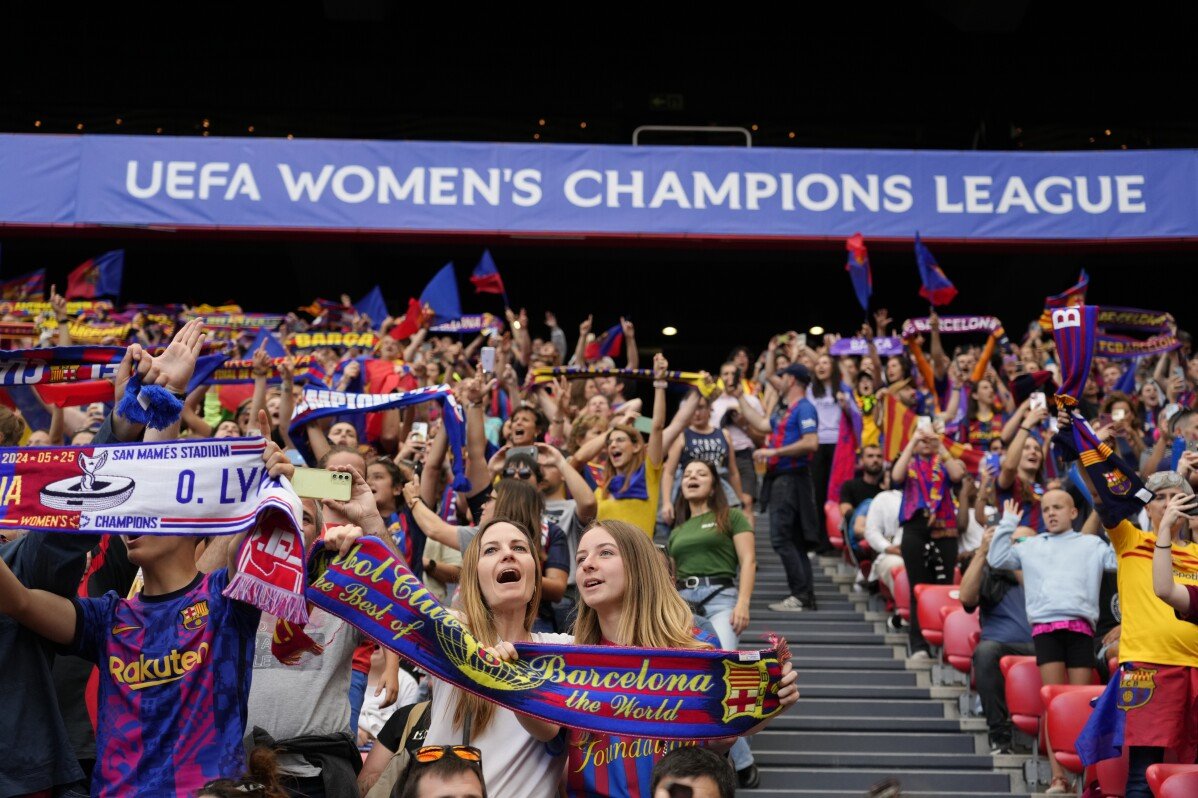 Record de 50 827 spectateurs pour la finale de la Ligue des champions féminine en Espagne